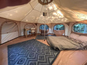 Luxury Canvas Yurt Nestled in a Private Forest